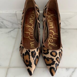 ❤️Sam Edelman LÉOPARD PUMPS! Almost NEW!!!